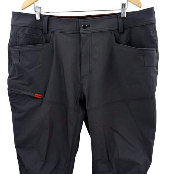 Brunt The Costello Ripstop Gray Pants Size 40 x 34 Stretch Technical Travel - Picture 2 of 11